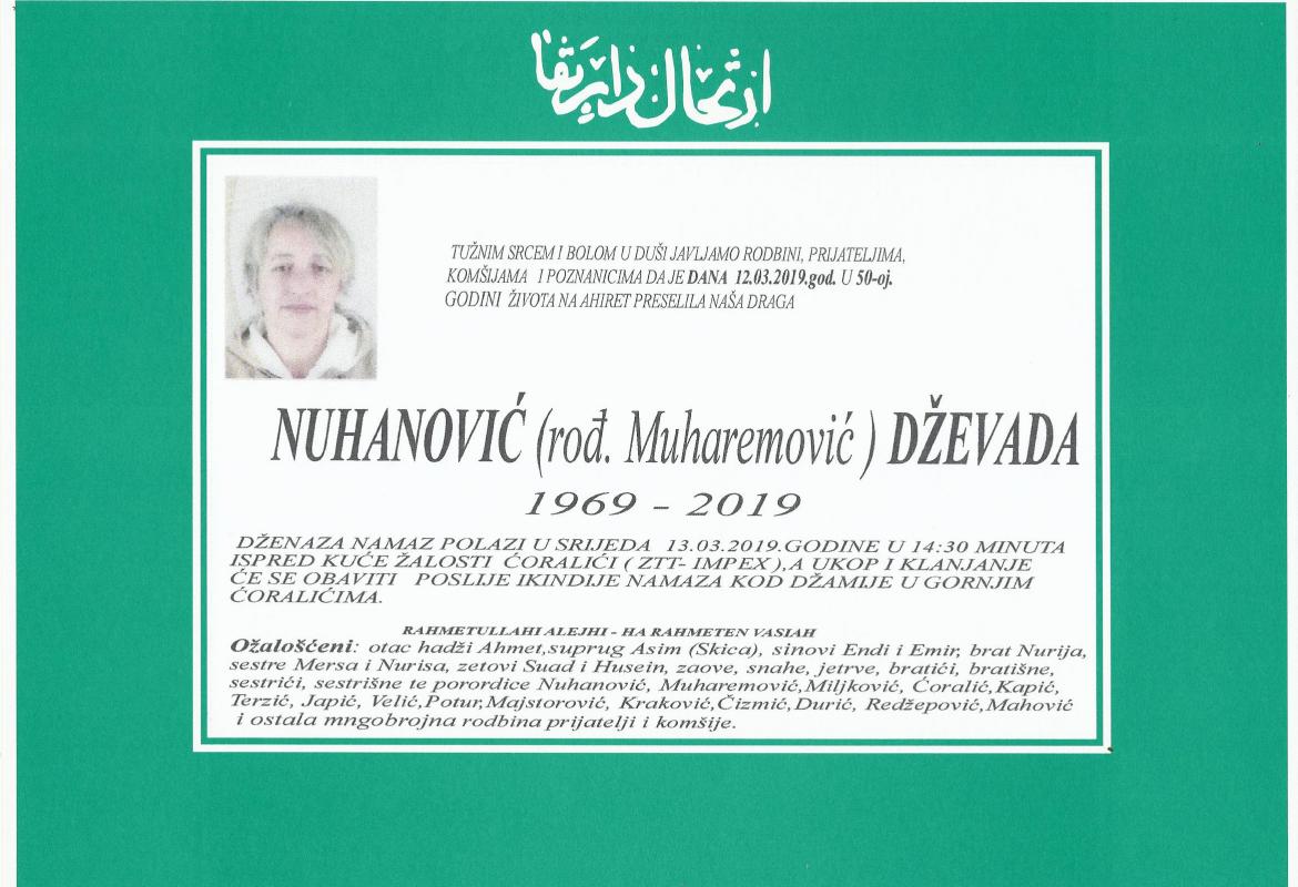 Nuhanović (Muharemović) Dževada