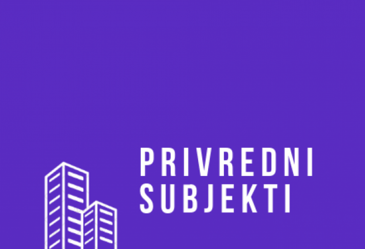 Privredni subjekti 